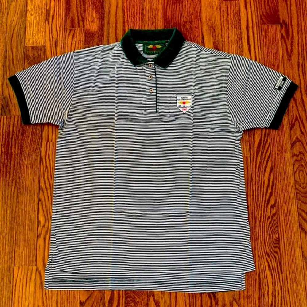 Official souvenir shirt of 100th US Amateur golf tourney at Baltusrol Golf Club